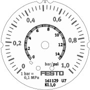 F161129 Präzisions-Flanschmanometer Pic1