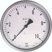 Manometer waagerecht (CrNi/Ms)