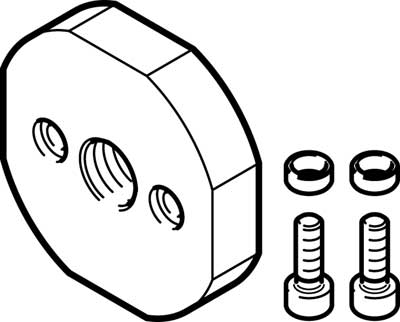 F1574224 EAHA-R2-M12P kit d'adaptation Pic1