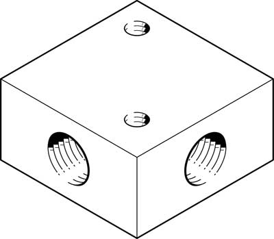 F2960 FR-4-1/4 bloc de distribution Pic1