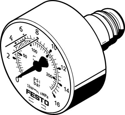 F543487 PAGN-26-16-P10 manomètre Pic1