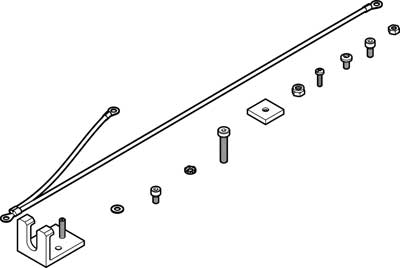 F572257 CAFC-X1-BE kit de fixation Pic1