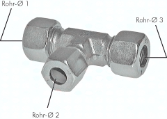 H300.7588 T-Schneidringverschraubung 10 Pic1