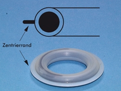 H301.5320 PTFE/Viton-Ersatzdichtung f. Pic1