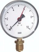 Manometer senkrecht Ø 100mm, 0