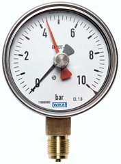 H303.0374 Manometer senkrecht (CrNi/Ms), Pic1