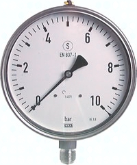 H303.0590 Sicherheits-Manometer senk- Pic1