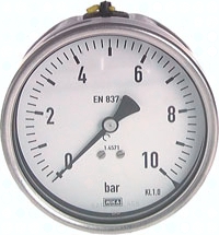 H303.1125 Chemie-Manometer waagerecht, Pic1