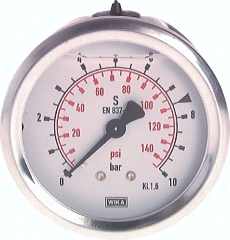 H303.1165 Glycerin-Manometer waagerecht Pic1