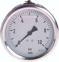 H303.1227 Glycerin-Manometer waagerecht Pic1