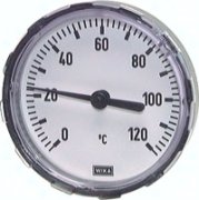 Bimetallthermometer, waage-