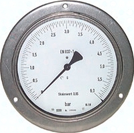 [Feinmessmanometer waagerecht Ø