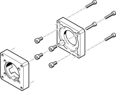 F558017 Motorflansch Pic1