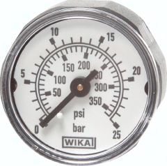 H303.0996 Mini-Manometer, 27mm, 0 - 25 Pic1